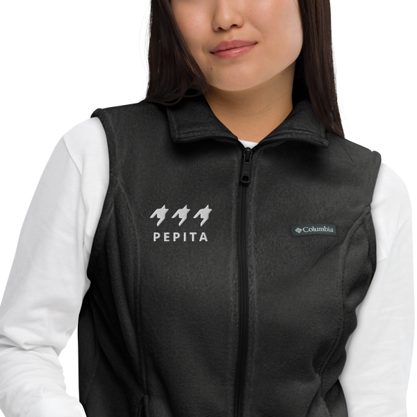 "Pepita" Embroidered Women’s Columbia Fleece Vest - GTDriverShop