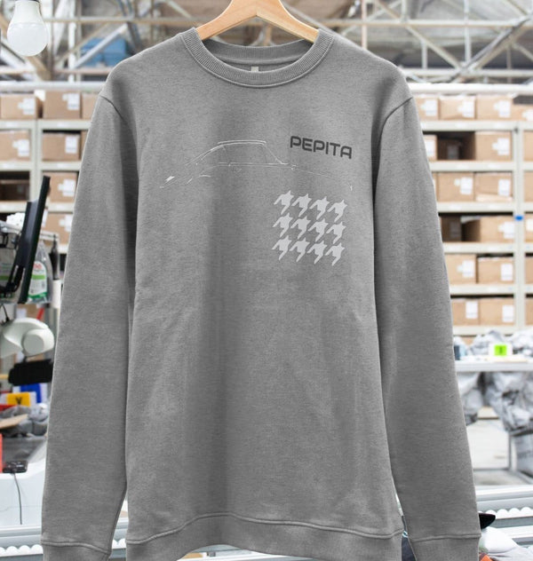 Porsche Apparel - "Pepita" TM534426 - Men's Organic Crew Neck Sweater - GTDriverShop