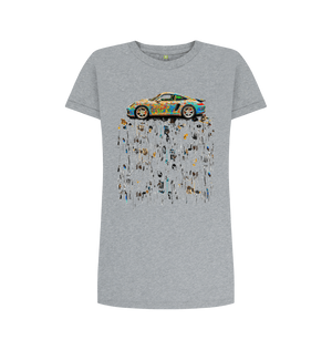 Porsche Apparel - Pollock 911 - Organic Cotton Women's T-shirt Dress TMWTD - GTDriverShop