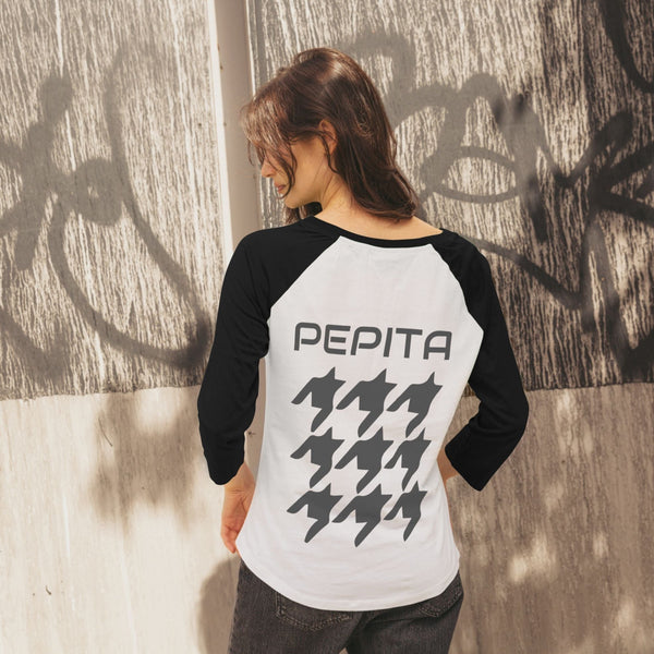 Porsche Apparel - Pepita - Women's Baseball Organic Cotton T-shirt TMW34BB - GTDriverShop
