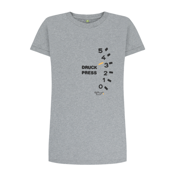 Porsche Apparel - Druck Press - Organic Cotton Women's T-shirt Dress TMWTD - GTDriverShop