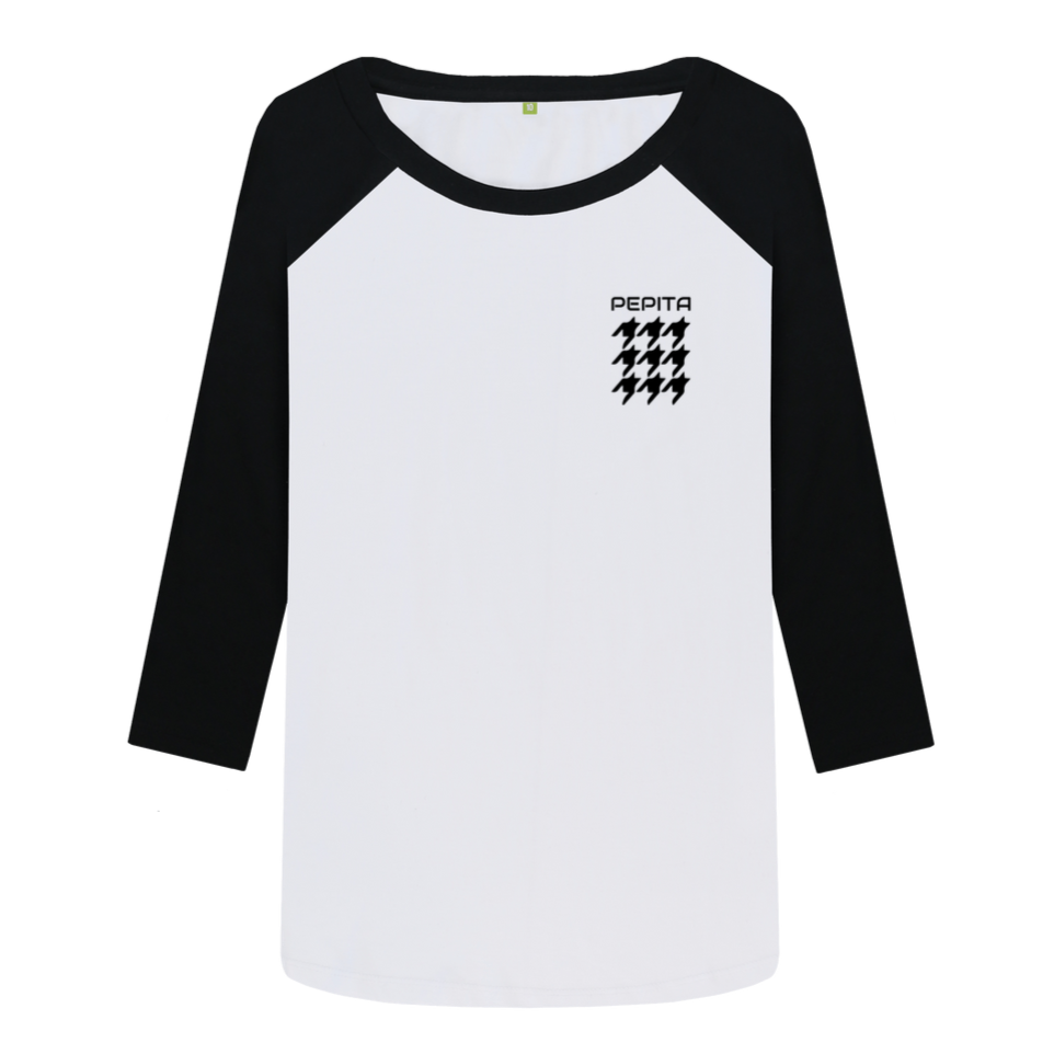 Pepita Women\'s GTDriverShop Baseball – Organic TMW34BB - Cotton T-shirt
