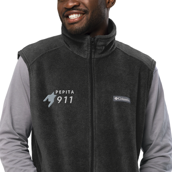 "Pepita 911" Embroidered Men’s Columbia Fleece Vest - GTDriverShop
