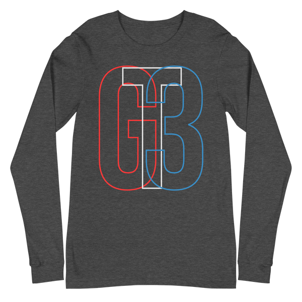 "GT3 Typographic" BC3501 - Unisex Long Sleeve T-Shirt - GTDriverShop